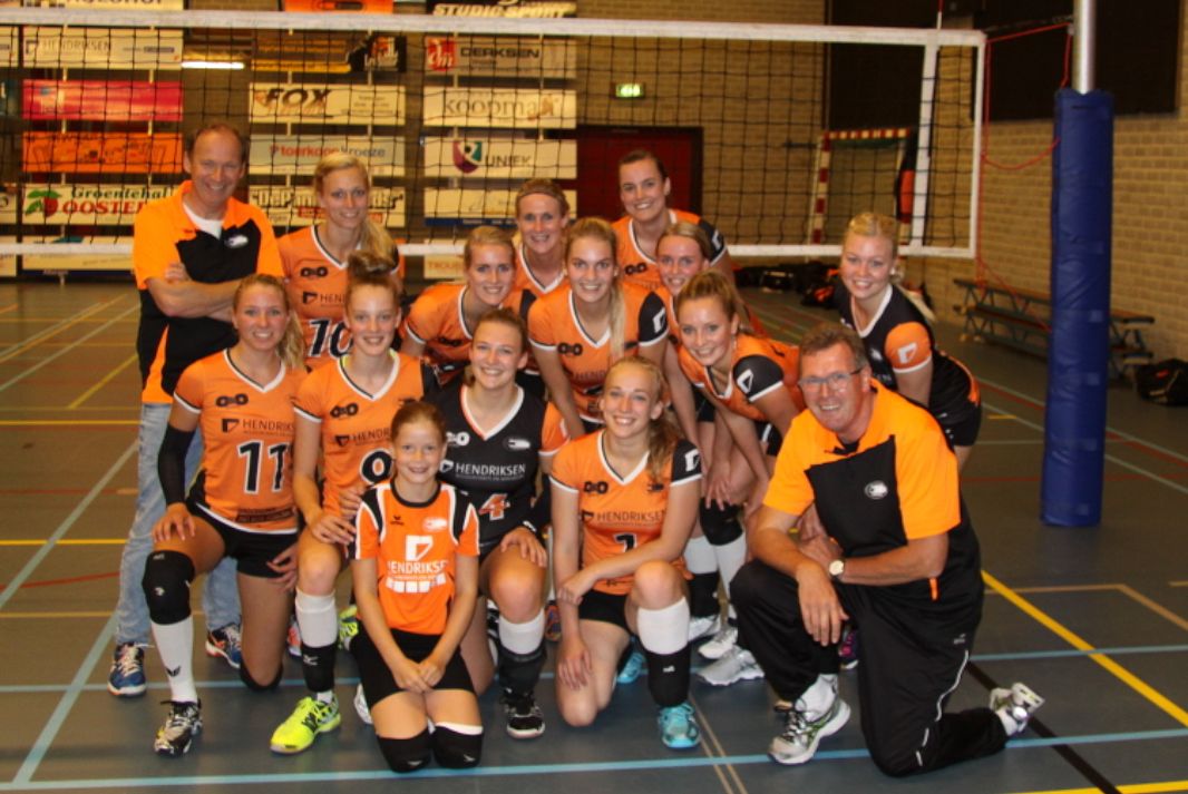 Dynamo dames 1 wint ook nu weer van Krekkers!