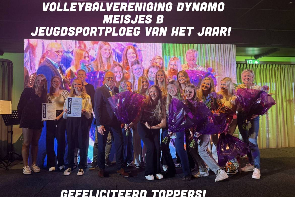 Dynamo meisjes B jeugdsportploeg van het jaar